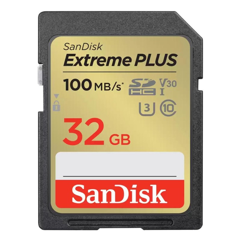 Sandisk EXTREME PLUS 32GB SDHC MEMORY Sandisk EXTREME PLUS 32GB SDHC MEMORY